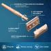 Double Edge Safety Razor for Men & Women | Reusable Metal Razor with Long Handle + 10 Blade Refill (Rose Gold) - Eco-Friendly Shaving Solution - Buy Online on GoSupps.com