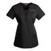 TAILOR'S Women's Personalized Medical Slip Shirt Embroidered with Own Name Black M