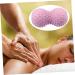 Clispeed Peanut Massage Ball - Double Lacrosse & Muscle Roller for Foot Neck & Fitness | International Shipping - Buy Online on GoSupps.com