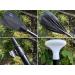 airSUP Tough 2 Piece Compact Paddle - Lightweight 31oz Oval Shaft Design, Black - Buy Online on GoSupps.com