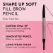 LAWLESS Soft Fill Brow Pencil - Teddy Bear | Define Shape & Shade Brows - Custom Oval Tip & Plush Spoolie for Natural All-Day Look - International Shipping Available - Buy Online on GoSupps.com