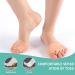 3 Pairs Metatarsal Gel Pads - Ball of Foot Cushions Toe Separators & Spacers for Bunion Correction & Foot Pain Relief - Buy Online on GoSupps.com