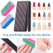 Nail File and Buffer Set Professional 4 Way Nails Buffers & Files for Natural Nail Care Manicure & Polishing - Grits 100/120/240/600/3000 - Buy Online on GoSupps.com