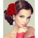 Iwobi Ladies Rose Flower Hair Clip - Elegant Bridal Hair Jewelry for Weddings Parties Halloween & Masquerades (Red) - Buy Online on GoSupps.com