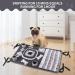 Ieuumler Sniffing Carpet Dog Training Mat - Washable Feed Mat & Intelligence Toy for Natural Feeding & Stress Relief | FC009 Gray & White - Buy Online on GoSupps.com
