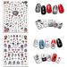 Kalolary 1500pcs Halloween Nail Art Stickers Decals - Self-Adhesive DIY Nail Decorations for Halloween Party - Pumpkin/Witch/Bat/Ghost/Skull Shapes - Buy Online on GoSupps.com