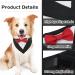 Stylish Smoking Dog Bandana - Adjustable Formal Pet Accessory for Weddings Birthdays Halloween & Christmas (Large Size Rotschwarz & Redschwarz) - Buy Online on GoSupps.com
