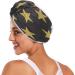 Golden Stars Dry Hair Cap Set 2 Piece Quick Drying Towel & Button Headband | Super Absorbent & Soft for Ultimate Comfort - Buy Online on GoSupps.com