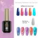 8ml Rainbow Cat Eye Gel Polish - 2pcs UV Magnet Glitter Nail Design | Chameleon Sparkle - Buy Online on GoSupps.com