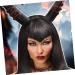 HAPINARY 1pc Devil's Horn Headband Bull Horn Headpiece Halloween Hair Accessories Women Long Horns Headpiece Devil Cosplay Hair Accessory Evil Horn Headdress Cosplay Headpiece Headbands Pu - Buy Online on GoSupps.com
