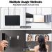 Eastdone LED Trifold Mirror for Self Hair Cutting and Makeup - 360 Vanity Mirror with Lights, Barber Supplies, Black - Buy Online on GoSupps.com