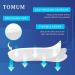 Tomum Mouth Tape for Sleeping - 90 PCS Yellow | Advanced Sleep Strips for Better Nose Breathing, Instant Snoring Relief & Less Mouth Breathing - Buy Online on GoSupps.com