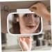 minkissy 1pc Car Vanity Mirror Automobile Makeup Mirror Vanity Sun Visor Mirror Auto Cosmetic Mirror Car Sun Visor Clip-on Vanity Mirror White Touch Aluminum Mirror Shade Car Travel - Buy Online on GoSupps.com
