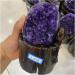 Natural Amethyst Geode Quartz Cluster Crystal Specimen Semi-Precious Stone Jade Exorcise Evil Spirits Money Drawing Jaspery Natural (Color : About 1800-1900) - Buy Online on GoSupps.com
