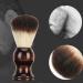 Premium Handmade Shaving Brush for Men | Professional Synthetic Wet Shaving Tool with Wooden Handle | Ideal for Hairdressers & Travel Gifts - Buy Online on GoSupps.com