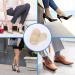 6 Pairs Heel Cushion Pads - Self-Adhesive Heel Liners for Comfort and Pain Relief in Big Shoes - Black & Beige - Buy Online on GoSupps.com