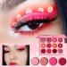 DE'LANCI Pink Eyeshadow Palette - 12 Color Mini Makeup Pallet - Long-Lasting & Waterproof - Peach Matte & Shimmer Shades - High Pigmented & Blendable - Buy Online on GoSupps.com