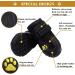 Waterproof Dog Boots 4 Pack | Reflective Adjustable Straps for Small & Medium Dogs - Buy Online on GoSupps.com