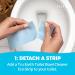 Tru Earth Toilet Bowl Cleaner Eco-Strips | Plastic Jug-Free Septic-Safe | Easy to Use | 48 Eco-Friendly Cleaning Strips for International Shipping - Buy Online on GoSupps.com