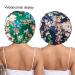 Awegeo 3 Pcs Satin Bonnet Set for Black Women Hair Care | Soft Silk Bonnets for Hair Loss Prevention | Luxurious Fabric with Wide Elastic Band | Normal Size Black, Green & Navy Flowers - Buy Online on GoSupps.com