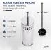 Tiasablu Plunger with Concealed Holder - Heavy Duty Plunger for Toilet  Plungers for Bathroom  No Splash Back  Long Handle - Discreet Toilet Plunger and Holder for Bathroom Chrome - Buy Online on GoSupps.com
