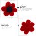 SHINEOFI 10pcs Diy Accessories Hair Barrettes Sewing Crochet Flowers Diy Headdress Supplies Petals Patch Claret 4X4X1.5CM - Buy Online on GoSupps.com