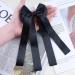 Cimenexe Vintage Black Silk Bow Hair Clips French Bow Hair Barrettes Black Bow Tie Hair Clip Barrette Black Bow Knot Hair Clip Silk Bow Headpiece Hair Accessory for Women and Girls - Buy Online on GoSupps.com