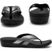 MEGNYA Women's Arch Support Flip Flops - 8 W2 Charcoal - Buy Online on GoSupps.com