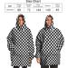 Hoodie Blanket with Sleeves - Warm & Soft Full Body Flannel Sweatshirt Blanket for Men Women & Teens | Cozy TV Blanket - Buy Online on GoSupps.com