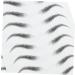 Angoily 6 pcs Transfer Tool Type Artificial Women Imitation Eyebrow Men Black Hair-like for Stickers ze001x3pcs Blackx3pcs - Buy Online on GoSupps.com