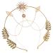 FRCOLOR Hal-o Crown Marys Goddess Headband Angel Hal-o Headband Hal-o Crown Headpiece Greek Goddess Hairbands Tiara Halloween Costume Headdress