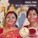 Buy Organic Netra Sindoor - Waterproof Kumkum Paste | Smudge Proof Deep Red Color | Pure Natural Ingredients (8gm Maroon & Red - Buy Online on GoSupps.com
