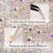 NCB 8000pcs Non Hotfix Rhinestones Set | 10 Sizes Flatback Crystal Glass Rhinestones | Tweezers & Picking Pen | Nail Art, Crafts, DIY - Crystal AB Mix SS3-SS30 - Buy Online on GoSupps.com