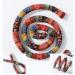 Spiral Hair Ties Ponytail Holder Bendable Hair Ties For Long Braids Elastic Hair Ties Curly Hair Accessories Dreadlock Accessories For Men And Women (Red) style1 - Buy Online on GoSupps.com