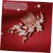 Ipetboom 1 PC Comb Rhinestone Flower Bridesmaid Branches and Leaves Alloy - Buy Online on GoSupps.com