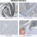Belonlink Waterproof Hair Cutting Clasp Umbrella - Foldable Hairdressing Cloak for Families & Salons - Gray Nylon Cape for Barbers - Buy Online on GoSupps.com