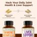 Boswellia Turmeric Curcumin Supplement + Liver Cleanse Detox & Repair Bundle Supports Joint Health Energy & Healthy Digestion with Ginger Turmeric Powder Milk Thistle Zinc & Artichoke Extract - Buy Online on GoSupps.com