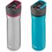Contigo Cortland Chill 2.0 Stainless Steel Water Bottle 24oz 2-Pack - Hot/Cold Insulated, Spill-Proof Lid - Juniper & Dragonfruit - Buy Online on GoSupps.com