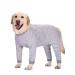 YeaPeeto one-divider for dogs for relaxation for large and medium-sized dogs pajamas full body for hair loss allergies anti-licks wound protection cone alternative (7xl gray) 7xl gray