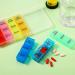ALTcompluser Pill Box Organisers Transparent 7 Day 3 Time a Day Pill Storage Case Portable Weekly Pill Dispenser with 21 Compartments for Medication and Supplements - Buy Online on GoSupps.com