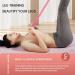 Multifunctional Pedal Puller Resistance Rope - Slim Arms Workout Tool | Natural Latex Fitness Equipment in Pink - Buy Online on GoSupps.com
