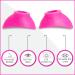 Super Sunnies Slim Flex UV Eye Protection FDA Compliant Individual Tanning Goggles Eyeshields (Pink)  - Buy Online on GoSupps.com