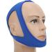 Blue Adjustable Anti-Snoring Chin Strap with Breathable Jaw Support Belt - Buy Online on GoSupps.com