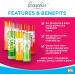 7pk Lip Balm Set | Flavoured Lip Balms with Beeswax and Vitamin E | Moisturising Lip Balm Multipack | Protect & Hydrate Beeswax Lip Balm Stick | Lip Balms | Lipbalm | Lip Moisturiser | Girls Lip Balm - Buy Online on GoSupps.com