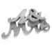 WHAMVOX 1 Set Home Decor Ornament Retro Decor Wedding Wood Sign The Sign Wedding Photo Wedding Supplies Miss Silver 31.4X15cm