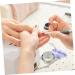 minkissy Nail Art Crystal Cup Cosmetics Glass Purple Cover Diamond 6.5x8cm Purple - Buy Online on GoSupps.com