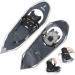 ALPIDEX Snowshoes for Men & Women Aluminum Frame Size 38+ Up to 130 kg Includes Carrying Bag Durable Grey Design - Buy Online on GoSupps.com
