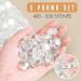 Houseables Glass Marbles Pebbles for Vases - Clear Stones for Bowl Filler, Aquariums, and Floral Decor - 5 LB Bag - Buy Online on GoSupps.com