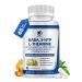 GABA Supplements 750mg with L Theanine 5HTP Ashwagandha Lemon Balm Ginkgo Biloba Omega-3 10 in 1 GABA Calm Capsules for Sleep Relaxation Focus Mood Support Cortisol Balance - 90CT 90 Count (Pack of 1)
