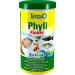 Tetra Phyll Flakes - Fish feed for all herbivorous decorative fish flake food with vital fiber 1 liter dose of flakes 1 l (1 Pack)
